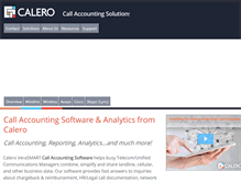 Tablet Screenshot of call-accounting-solutions.com